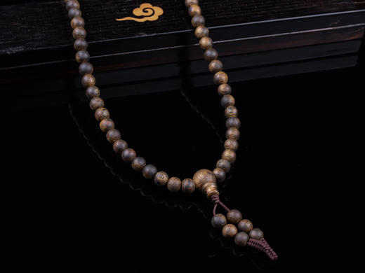 XY0361天然沉香108佛珠手链项链 商品图8