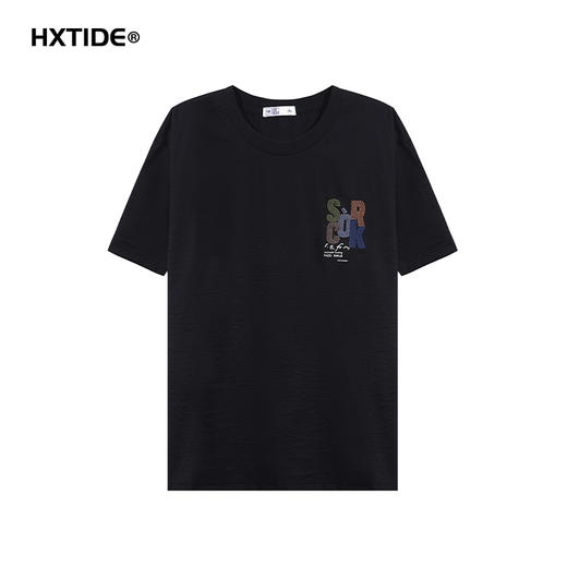 【新品上新】HX 夏季圆领短袖合体T恤牛津棉S102522078102 商品图0