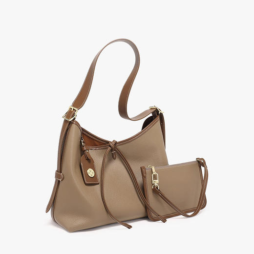 【预售3天】复古女包小众轻奢单肩托特包高级感大容量通勤斜挎包L6096-1 商品图3