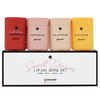 好折！Glowiest 唇油唇膜4只套装 内含樱桃、桃子、香草和柚子香味 商品缩略图0