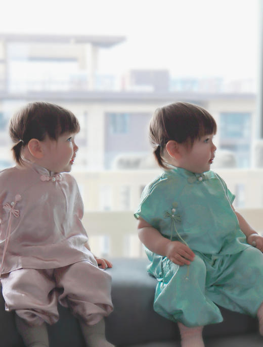 盛唐牡丹| Kids 新中式杏花粉儿童套装[特价品] 商品图4