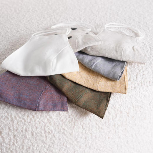 雀说 纯汉麻口罩雨露麻汉麻双层 商品图3