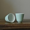 「景德镇高温颜色釉浅豆青釉铃铛杯」薄胎陶瓷茶杯单个品茗杯功夫茶器 商品缩略图1