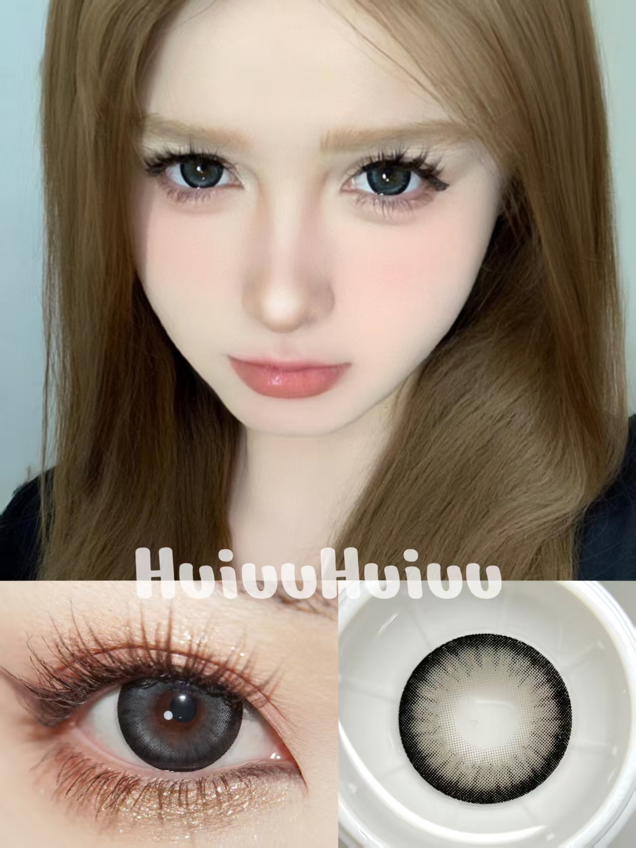 【半年抛大直径】onlycon-暗黑契约 灰-14.5mm【0-800度 无525/575】