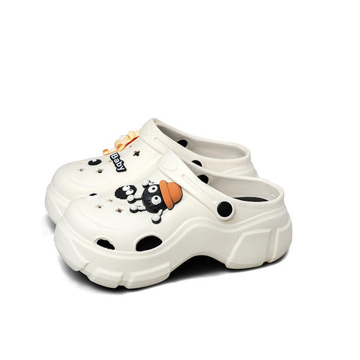 Safiya/索菲娅2025厚底轻便透气简约时尚洞洞鞋拖鞋SFD2110002 商品图2