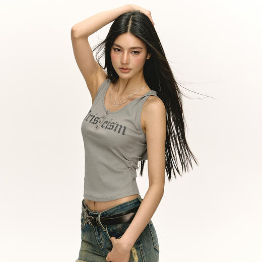 Ariseism 美式复古吊带背心女夏季新款辣妹上衣 商品图2