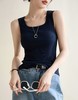 百媚生 宽肩带背心西装内搭冰感打底无袖吊带168811 商品缩略图6