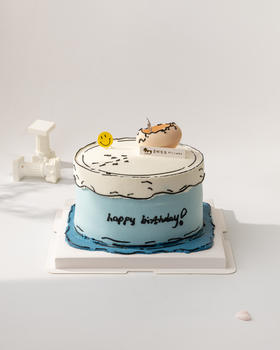 破壳生日蛋糕（百分百进口动物奶油）