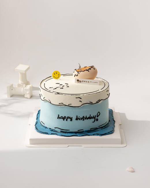 破壳生日蛋糕（百分百进口动物奶油） 商品图0