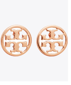 TORY BURCH 耳环女  26222-720-F 玫瑰金色.
