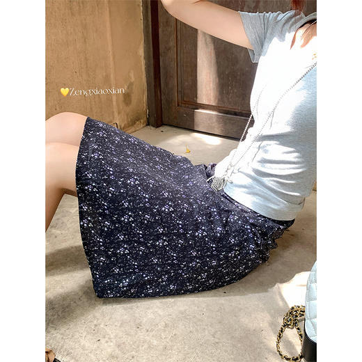 <曾小咸推荐>现货秒杀！微信超特价！韩系a字中长裙碎花半身裙 日常119.99 立减70 秒杀49.99！ 商品图1