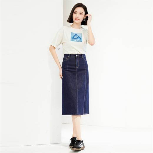 佐丹奴女装SS25商场同款G-motion【sorona】弹力保型面料T恤05395380 商品图1