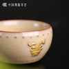 问鼎哥窑龙首战鼓杯（描金） 商品缩略图1