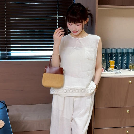 【预售7天】良木礼亚麻套装（8652） 商品图1