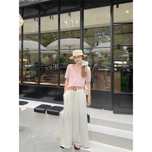 <曾小咸推荐>3.29现货秒杀 ！微信超特价！2色重工设计渐变针织T恤 日常149.99 立减70 秒杀79.99！！ 商品图3