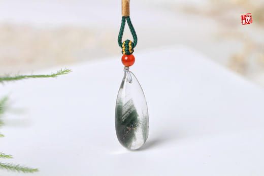 绿幽灵水晶吊坠  配精美挂绳 商品图2