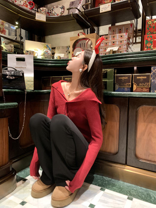 【149元任选2件】 现货！V领短款针织衫 商品图6