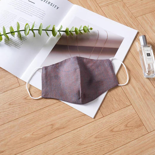 雀说 纯汉麻口罩雨露麻汉麻双层 商品图0