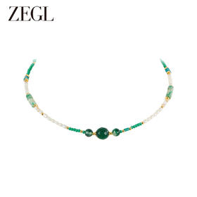 ZEGL淡水珍珠项链女款2025新款夏日简约高级感颈链配饰品