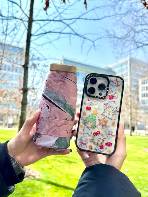 【三浦植造MINI油画胶囊伞】揣进口袋和手机一样小 真的好小巧 带着就出门 VUPF50+专业级防晒 硬核防晒√高密度黑胶伞布 根本晒不黑 有效阻隔99%紫外线 不透光 商品图1