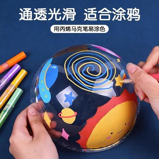 六一儿童节手工DIY发光透明兴趣作品幼儿园手工材料包手绘星球灯透明创意涂鸦活动 商品图3
