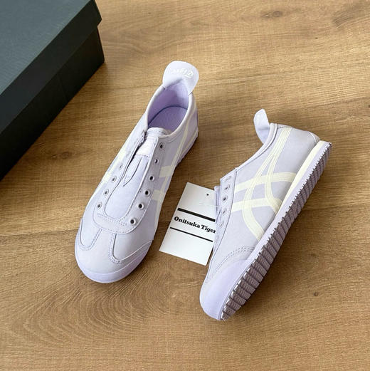 tiger彩色一脚蹬帆布鞋乐福鞋 商品图5