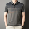 2025新款夏季中年短袖男士t恤爸爸夏装真口袋衣服透气polo衫 商品缩略图0