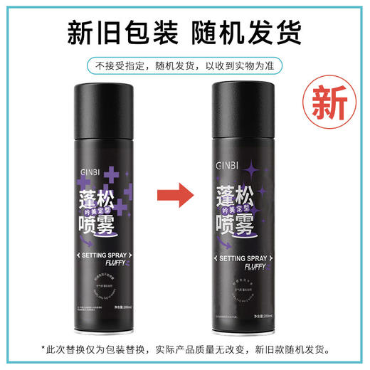 「型男美女必备🔥」一喷蓬松24H💨免洗定型喷雾，清爽持久不粘腻✨发廊级体验就在家！蓬松定型喷雾 自然清爽发胶发泥发蜡 免洗家用发廊定型喷雾 商品图4