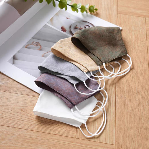 雀说 纯汉麻口罩雨露麻汉麻双层 商品图1