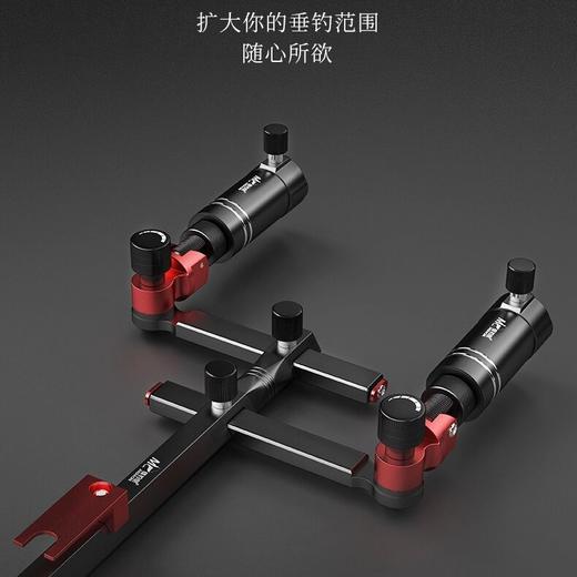 佳钓尼双炮台支架炮台铝镁合金钓箱钓椅钓台通用座 商品图1