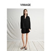 VIMAGE纬漫纪垂坠舒适醋纤宽松显瘦衬衫2025夏季新款V2313945 商品缩略图3