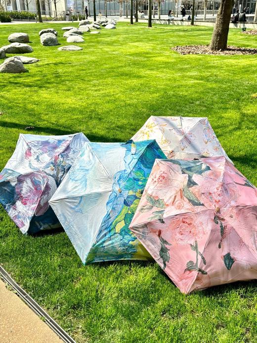 【三浦植造MINI油画胶囊伞】揣进口袋和手机一样小 真的好小巧 带着就出门 VUPF50+专业级防晒 硬核防晒√高密度黑胶伞布 根本晒不黑 有效阻隔99%紫外线 不透光 商品图7