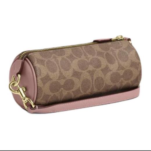 COACH 卡其色配粉色女士单肩包 772-CY040IMXB0 商品图2