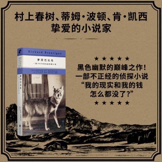 布劳提根作品五种：《从大苏尔来的邦联将军》《天上掉下个大草帽》 《去蒂华纳作手术》《梦回巴比伦》 《霍克林之妖》 商品图3