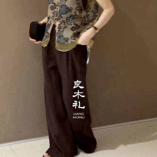 【预售7天】良木礼亚麻长裤（72263） 商品图0