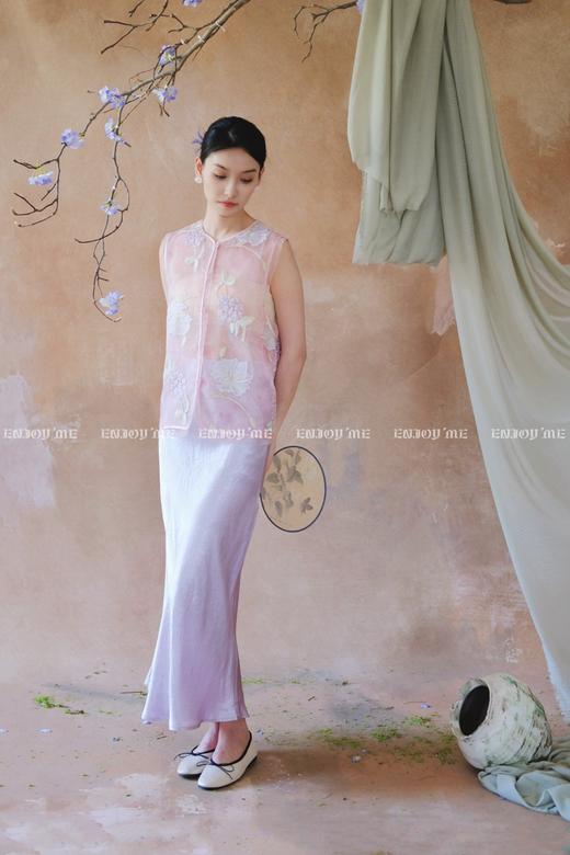 【门店同款】ENJOY夏季云敛-青山行提花刺绣马夹 162545978 商品图2