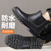 劳保鞋男防砸防刺安全鞋防水皮面四季款橡胶底钢包头 商品缩略图8