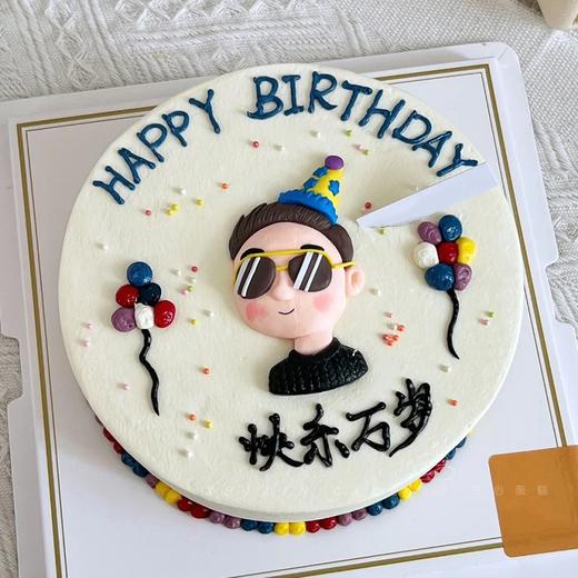 【快乐万岁】生活每天都很精彩-水果夹心生日蛋糕 商品图0