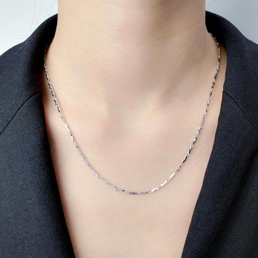 【限时8.8折】【线上铂金馆】PT950 【国际铂金协会】铂金长城链(BXL00008)预售产品下单后不退款不退货不换货不补差价) 商品图2