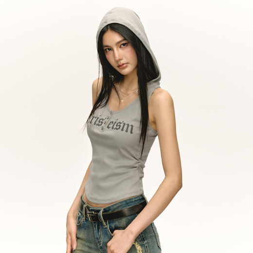 Ariseism 美式复古吊带背心女夏季新款辣妹上衣 商品图3