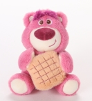 皮克斯甜点系列玩具总动员草莓熊挂件-抱华夫饼款