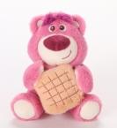 皮克斯甜点系列玩具总动员草莓熊挂件-抱华夫饼款 商品图0