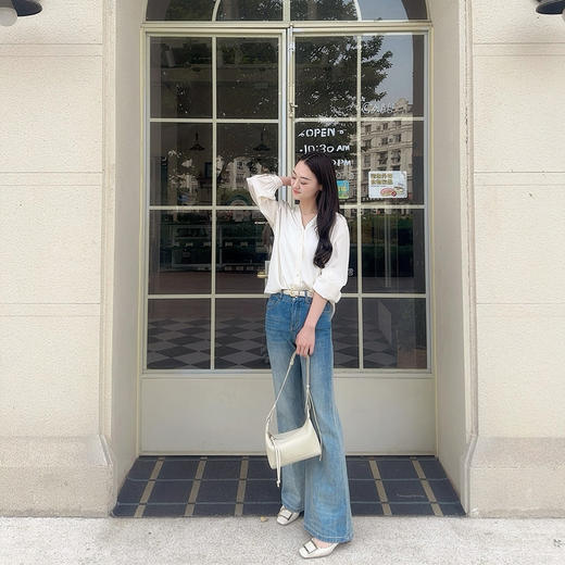 火桐hooton 忽而今夏 超薄四面弹微喇牛仔裤9116/9009 商品图0