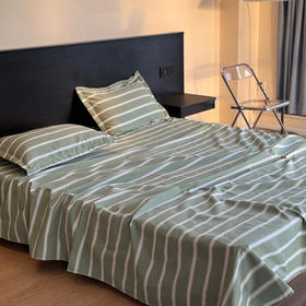 严选 | 山姆同款养生粗布吸汗透气凉席三件套 四种颜色可选 全棉极简风 老粗布凉席 纯棉干爽不粘身