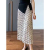 丁摩 温柔风碎花百褶高腰a字显瘦半身裙子女春夏新款气质中长裙5ZF-9635 商品缩略图3