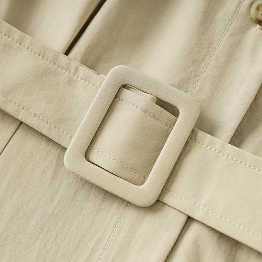 「高货wl」全新升级【铂金会员321/天猫429/差价108】(00813)洛诗琳高货气质衬衫连衣裙2025通勤职业显瘦收腰翻领长裙 商品图3