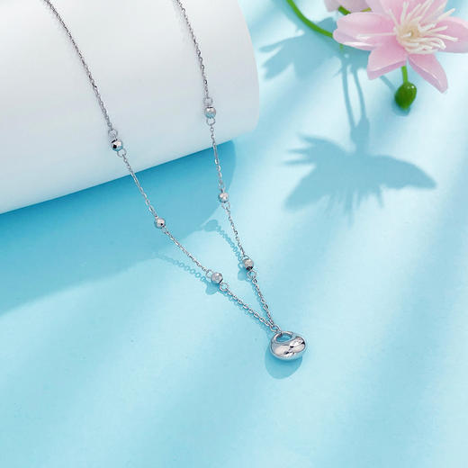 【限时8.8折】【线上铂金馆】PT950 铂金实心可调节闪耀蹦迪珠小胖福套链(PTTL00147)预售产品下单后不退款不退货不换货不补差价) 商品图1