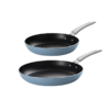 查蒙蒂纳平底锅煎锅2件套蓝色 商品缩略图3