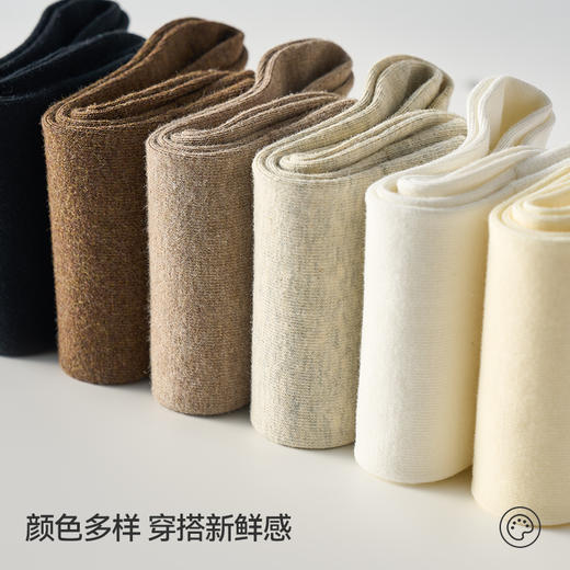 左分之右袜子女堆堆袜月子袜中筒乐福鞋10A长袜纯棉春夏款松口袜 商品图4