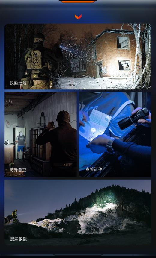 FENIX菲尼克斯TK35R 5800流明强光可鉴酒UV光户外多功能便携防水手电筒 商品图7